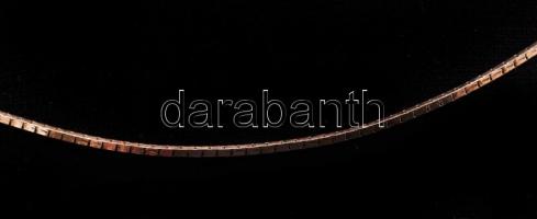 Ezüst(Ag) venezianer nyaklánc, jelzett, h: 52 cm, nettó: 5,8 g