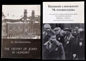 Vegyes judaikai könyv tétel, 6 db: 

Féner Tamás-Scheiber Sándor: ... és beszéld el fiadnak...Zsid...