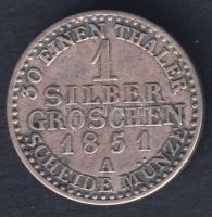 Német Államok/Poroszország 1851A 1Gr Ag T:2/3-