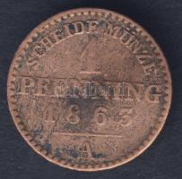 Német Államok/Poroszország 1863A 1Pf T:3