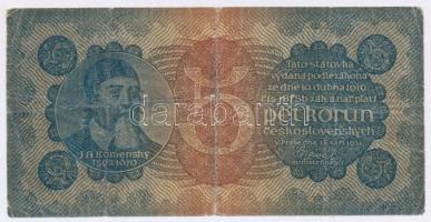 Csehszlovákia 1921. 5K T:III-
Czechoslovakia 1921. 5 Korun C:VG
Krause 15