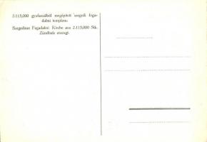 Szeged, Fogadalmi templom 2115000 gyufaszálból megépítve (EK)