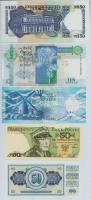 10db-os vegyes bankjegy tétel, közte Seychelle-szigetek, Salamon-szigetek, Jugoszlávia, Mozambik, Le...