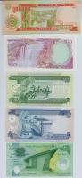 10db-os vegyes bankjegy tétel, közte Seychelle-szigetek, Salamon-szigetek, Jugoszlávia, Mozambik, Le...