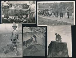 cca 1961 Tiszavölgyi József (1909-?) budapesti fotóriporter hagyatékából 13 db vintage fotó, többség...