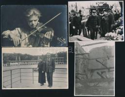 cca 1961 Tiszavölgyi József (1909-?) budapesti fotóriporter hagyatékából 13 db vintage fotó, többség...