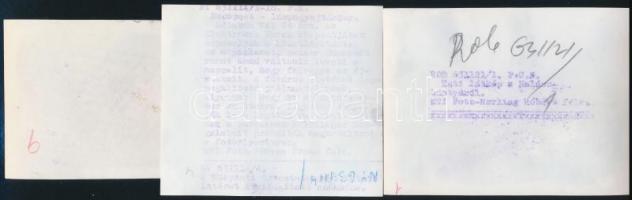 Budapest éjszaka, különféle időpontokban készült felvételek, 10 db vintage fotó (több feliratozva) +...