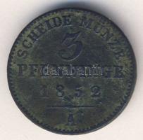 Német Államok/Poroszország 1852A 3Pf T:3/3-