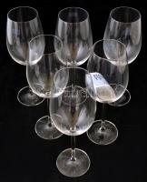 Schwott Zwiesel talpas pohár készlet, hibátlan, jelzett, eredeti dobozában, m: 24 cm (6×)