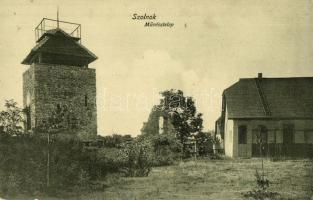 Szolnok, Művésztelep, létra + 1838-1938 Kölcsey Ferenc Centenárium "Isten, áldd meg a magyart!" So. Stpl.