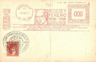 Szolnok, Művésztelep, létra + 1838-1938 Kölcsey Ferenc Centenárium "Isten, áldd meg a magyart!&...