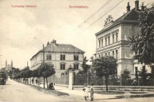 1911 Szombathely, Gyalogsági laktanya, villamos (EK)