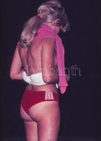 cca 1988 Mindenből egy kevés, szolidan erotikus felvételek, 13 db vintage negatív és/vagy diapozitív...