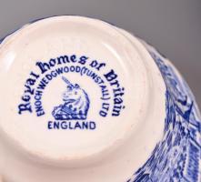 Royal homes of Britain hiányos készlet és süteményes tányérok, összesen:14 db, levonóképes, jelzett,...