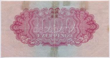 1944. 1000P "A Vörös Hadsereg Parancsnoksága" T:III- több helyen ragasztott
Adamo P48