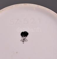 Hollóházi Szász Endre tervezte váza, matricás, jelzett, apró kopásokkal, m: 30 cm