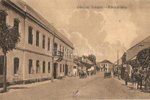 1917 Tokaj, Rákóczi utca, üzletek