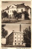 Újdombóvár, Dombóvár; Községháza, Eszterházy hercegi gőzmalom (fl)