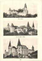 Vajdahunyad, Hunedoara; vár és a keleti oldala / Cetatea (Castelul) Huniadestilor / castle