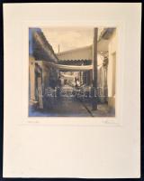 1935 Ada-Kaleh sziget, bazársor, Thöresz Dezső (1902-1963) békéscsabai gyógyszerész és fotóművész ha...