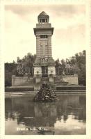 Lajtabruck, Bruck an der Leitha; Hősi halottak emlékműve címerekkel / Den im Weltkriege Gefallenen / heroes monument with coat of arms