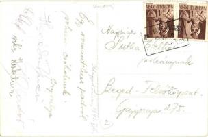 Magyarkanizsa, Ókanizsa, Stara Kanjiza; Pantonhíd (hajóhíd) kinyitva, "Princessa Jelena" (...