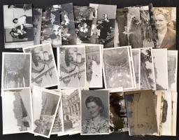 cca 1940-1960 Vegyes fotó tétel, kb. 90 db, 13x8 cm és 9x12 cm közötti méretben