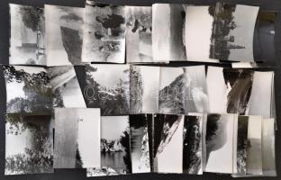 1950-1960 Vegyes fotó tétel, 2 doboz Forte fotós dobozban, 9x12 cm és 12x9 cm között méretben