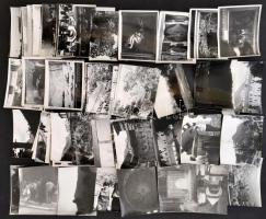 1950-1960 Vegyes fotó tétel, 2 doboz Forte fotós dobozban, 9x12 cm és 12x9 cm között méretben