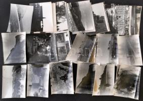 1950-1960 Vegyes fotó tétel, 2 doboz Forte fotós dobozban, 9x12 cm és 12x9 cm között méretben