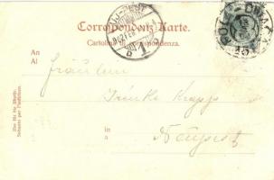 1902 Pola, Osztrák-magyar hadihajók arzenálja a kikötőben / K.u.K. Kriegsmarine warships' arsen...