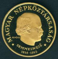 1968. 200Ft Au "Semmelweis" 16,82g T:PP