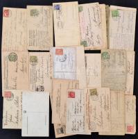 cca 1900-1920 27 db megírt képeslap és levelezőlap, boríték a Hajós-Glockner családtól. Hajós Alfréd...