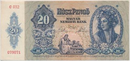 1936. 10P (4x) + 1941. 20P T:III szép papír