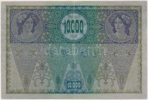 1918. 10.000K hátlap rajzos, "DEUTSCHÖSTERREICH" felülbélyegzéssel T:III