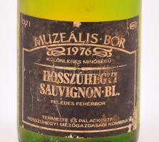 1976 Hosszúhegyi Sauvignon Blanc bontatlan palack fehérbor