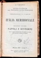 L. V. Bertarelli: Italia Meridionale. Guida D'Italia. Milano, 1927, Touring Club Italiano, 618 ...