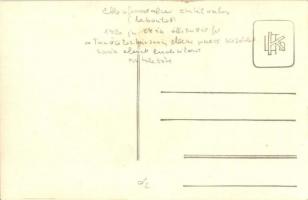 1920 június 24. Budapest VIII. Ludovika kertje, Ellenforradalmi emlékoszlop a Tanácsköztársaság elle...