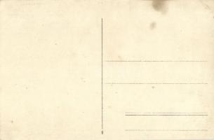 ~1920 Csorna, ünnepség, felvonulás a Fő utcán - 3 db régi eredeti fotó képeslap / 3 original photo p...