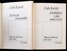 Lyka Károly 2 műve: A táblabíró világ művészete. Magyar művészet 1800-1850.; Nemzeti romantika. Magy...