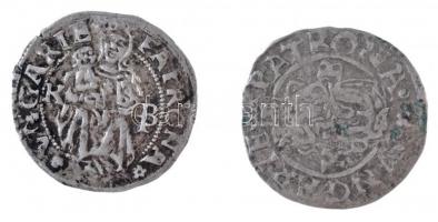1520K-B Denár Ag II. Lajos (0,50g) + 1526. Denár Ag II. Lajos (0,68g) T:2 egyiken hajlás  Huszár: 841.,Unger I.: 673.o, 673.p