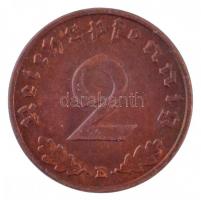 Német Harmadik Birodalom 1937E 2pf Br T:1-,2
German Third Reich 1937E 2 Pfennig Br C:AU,XF
Krause ...