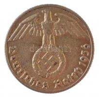 Német Harmadik Birodalom 1936G 5pf Al-Br T:2 R! German Third Reich 1936G 5 Pfennig Al-Br C:XF RARE! Krause KM#91