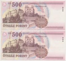 1998. 500Ft "EA" (2x) sorszámkövetők T:II