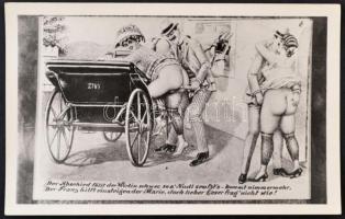 cca 1940 negatívokról előhívott felvételek: pornográf rajzokról (Hófehérke 11 db), metszetekről (10 ...