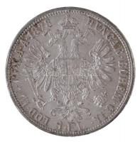 Ausztria 1878. 1Fl Ag "Ferenc József" T:1-  
Austria 1878. 1 Florin Ag "Franz Joseph...