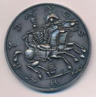 Kiss Nagy András (1930-1997) DN "Kodály Zoltán / Háry János" ezüstözött fém emlékérem (60m...