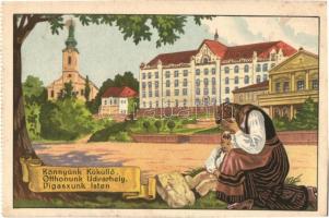 2 db régi erdélyi irredenta művészlap Gebhardt aláírásával (képeslapfüzetből) / 2 pre-1945 Transylva...