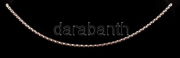 Ezüst(Ag) nyaklánc, jelzett, h: 47 cm, nettó: 6,4 g