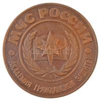 Oroszország DN Vészhelyzetek Minisztériuma Br emlékérem (55mm) T:2 Russia ND Ministry of Emergency Situations Br commemroative medal (55mm) C:XF
